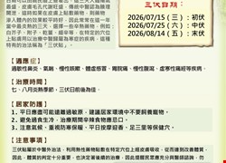 中醫三伏貼來啦！最佳時機7/15
